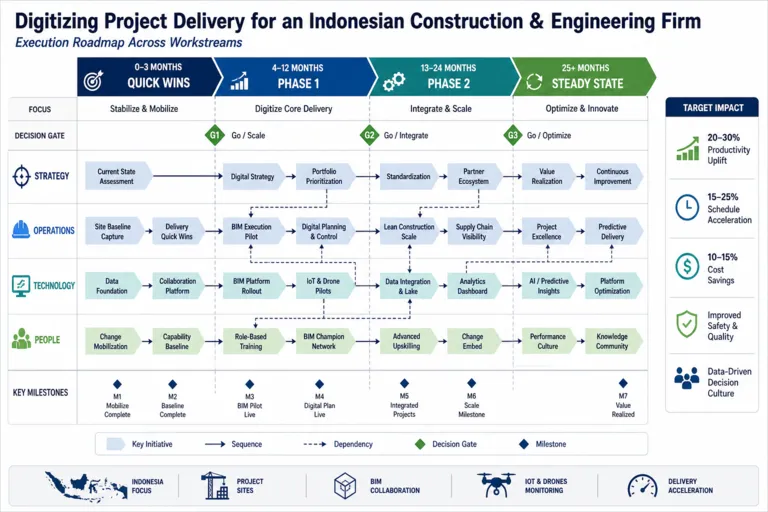 Roadmap — Foundation of the Future: Digitizing Indonesia's Construction Industry